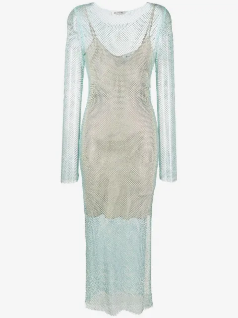 Blugirl long-sleeved sequin dress