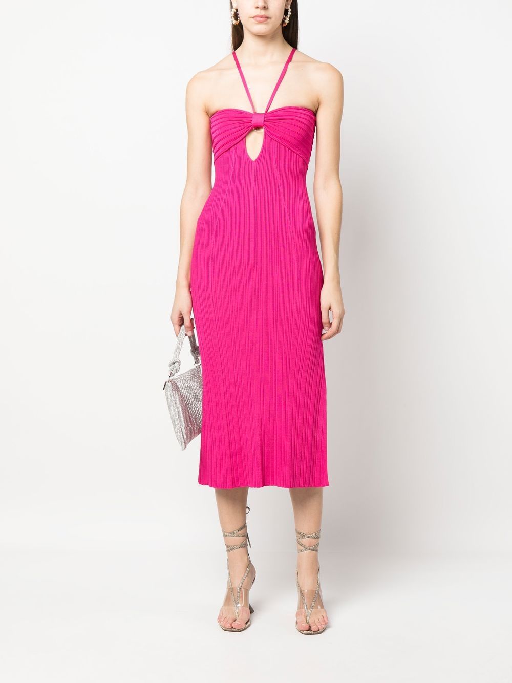 Cult Gaia rib-knit Midi Dress - Farfetch