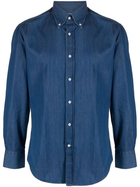 Brunello Cucinelli denim cotton shirt Men