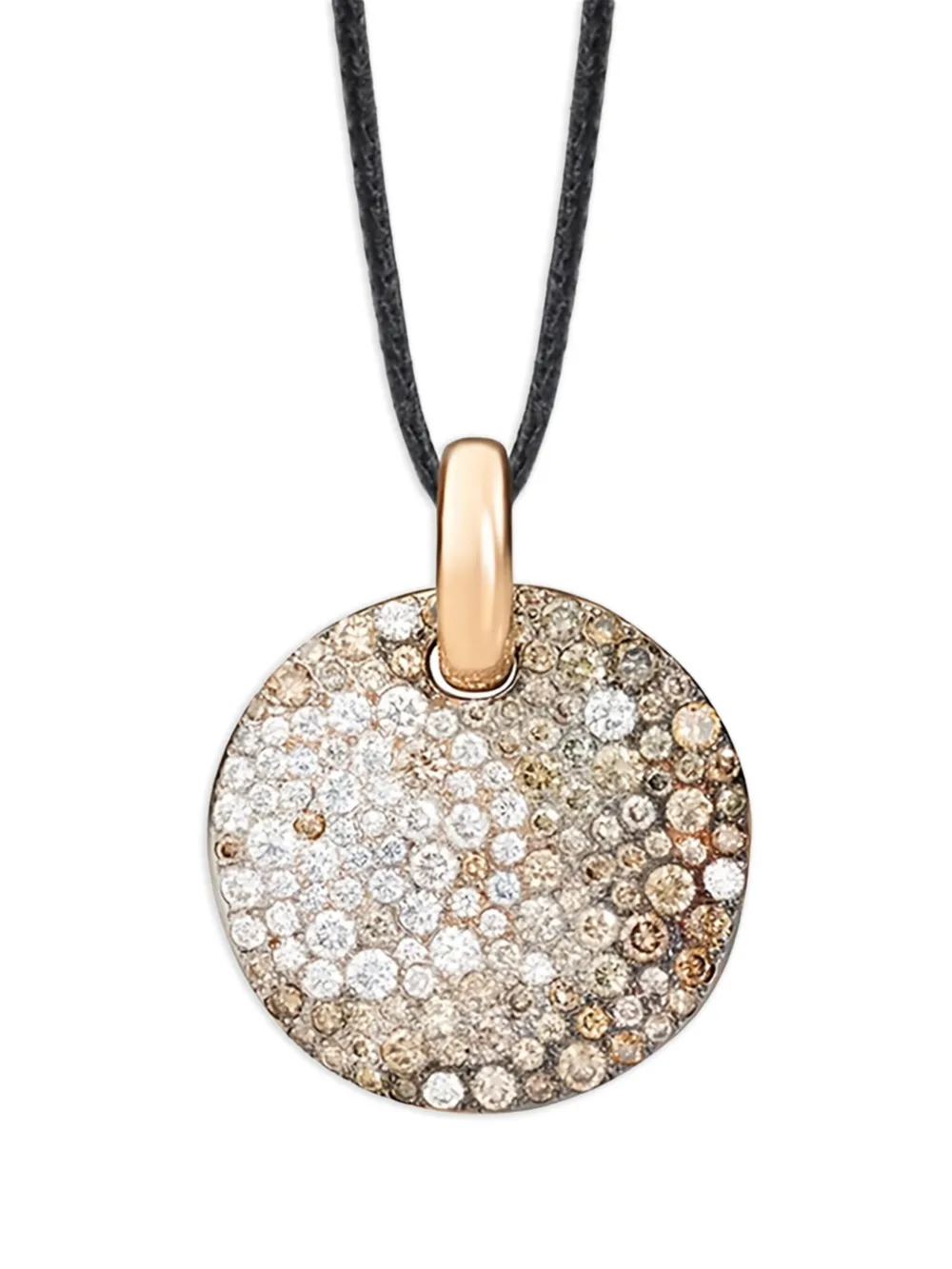 Pomellato 18K Rose Gold Sabbia embellished-diamond pendant | Image 2