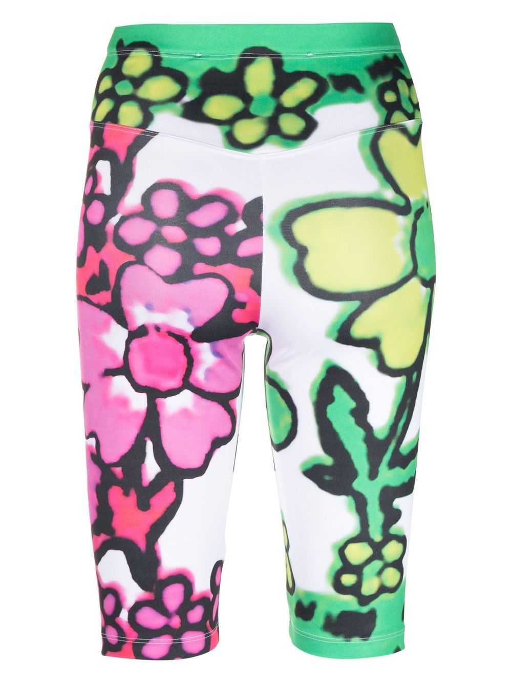 Chopova Lowena Shorts met bloemenprint - Wit