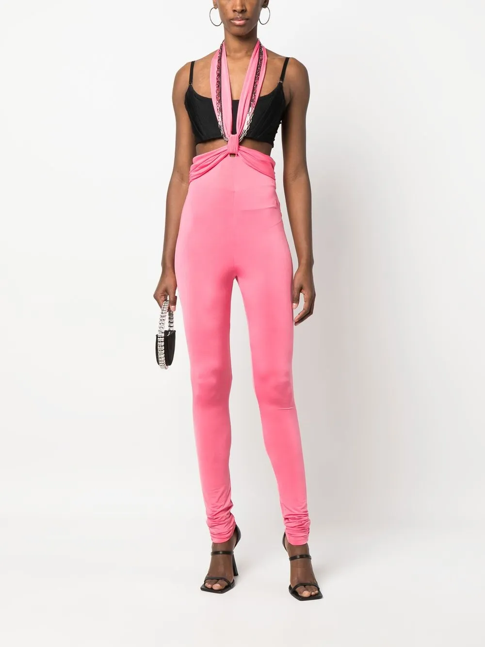 theattico The Attico Legging met halsband - Roze
