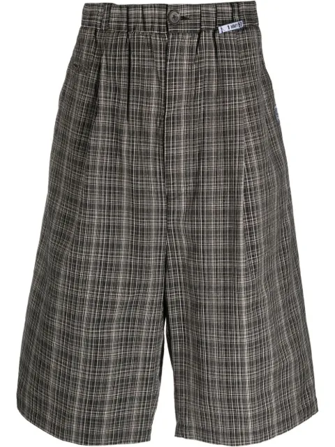 Maison MIHARA YASUHIRO plaid check-print shorts