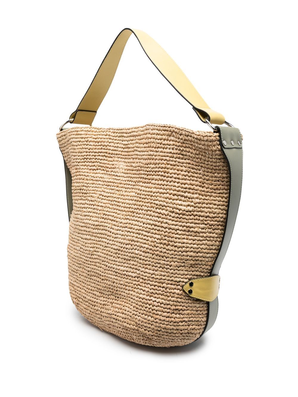 Isabel Marant Bayia Raffia Tote Bag In Nude ModeSens