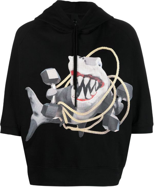 Off white clearance shark hoodie