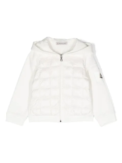 Moncler Enfant chamarra capitonada con capucha