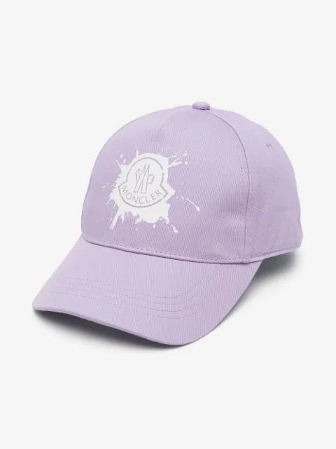 Moncler Enfant logo-print cotton baseball cap