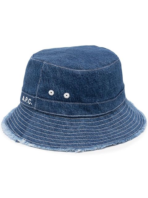 A.P.C. denim bucket hat