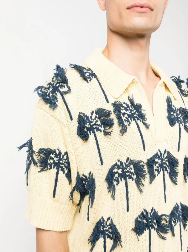 Jil Sander パームツリー ポロシャツ | イエロー | FARFETCH JP