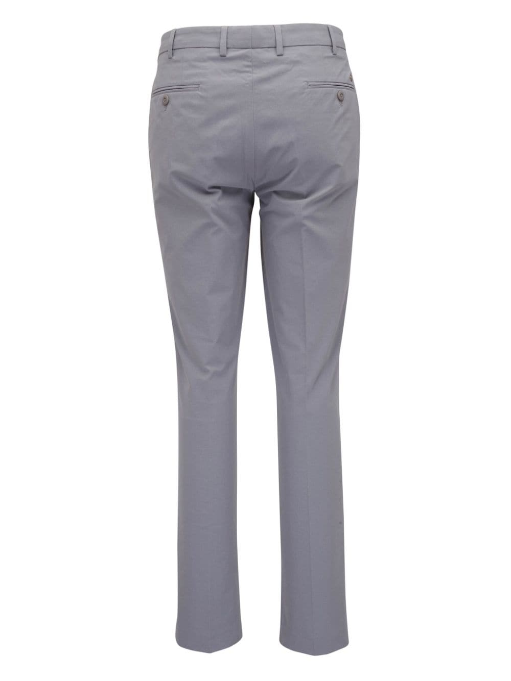 Shop Peter Millar Tailored Straight-leg Trousers In Grey