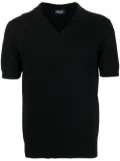Drumohr jersey short-sleeved polo shirt - Black