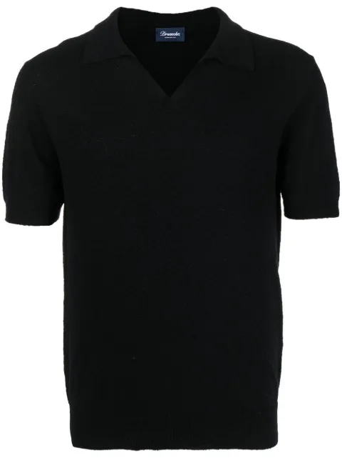 Drumohr jersey short-sleeved polo shirt