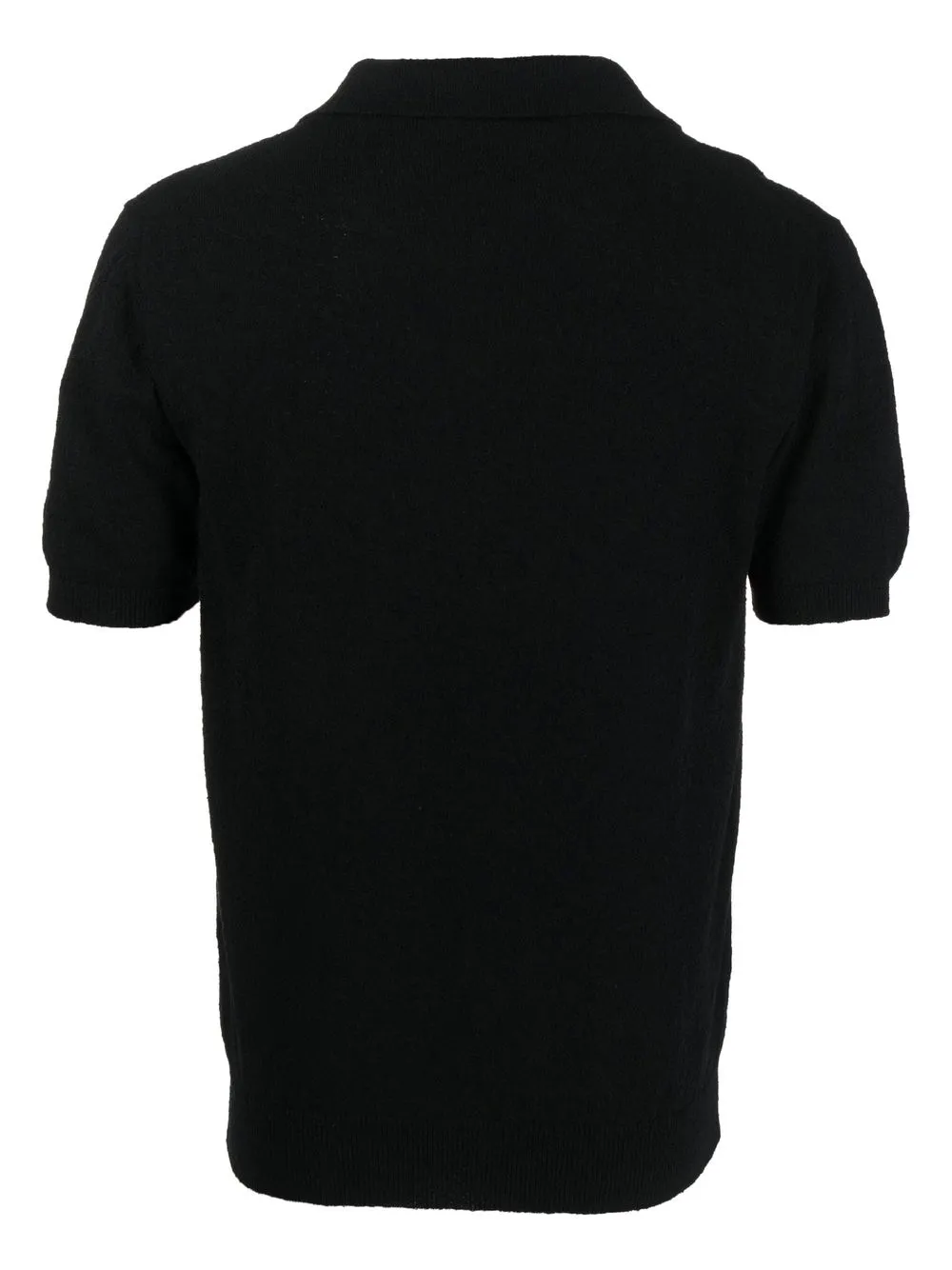 Drumohr Jersey poloshirt - Zwart
