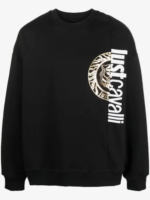Just Cavalli logo-print sweatshirt