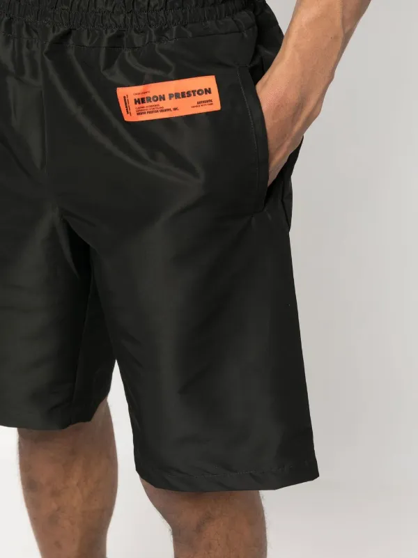 Heron Preston トラックショーツ | ブラック | FARFETCH JP