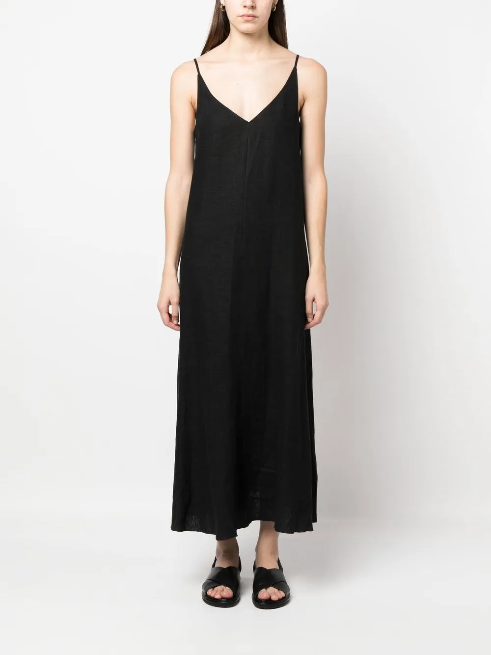 Alysi leather-top Long Dress - Farfetch