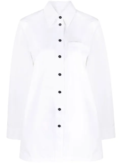 Jil Sander long-sleeved patch pocket shirt