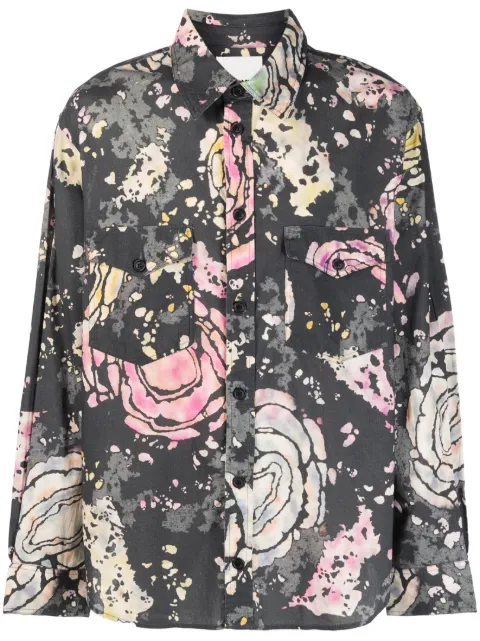 MARANT ÉTOILE Hemd mit abstraktem Print