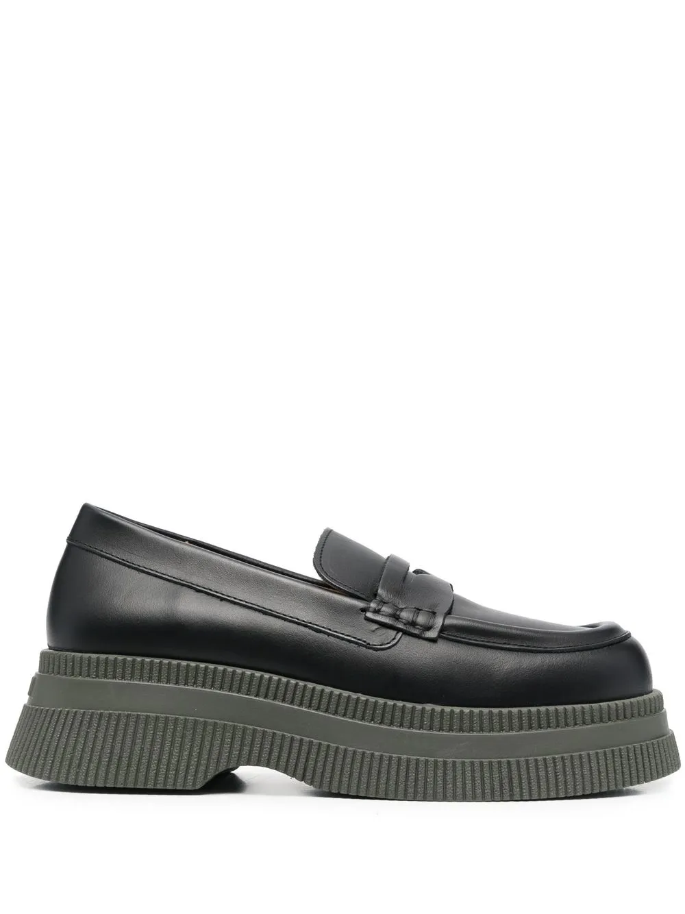 GANNI Platform Penny Loafers Farfetch