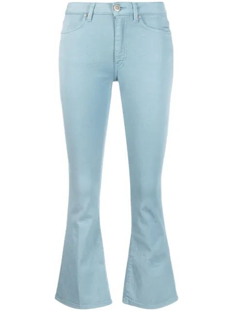 DONDUP jeans bootcut con parche del logo