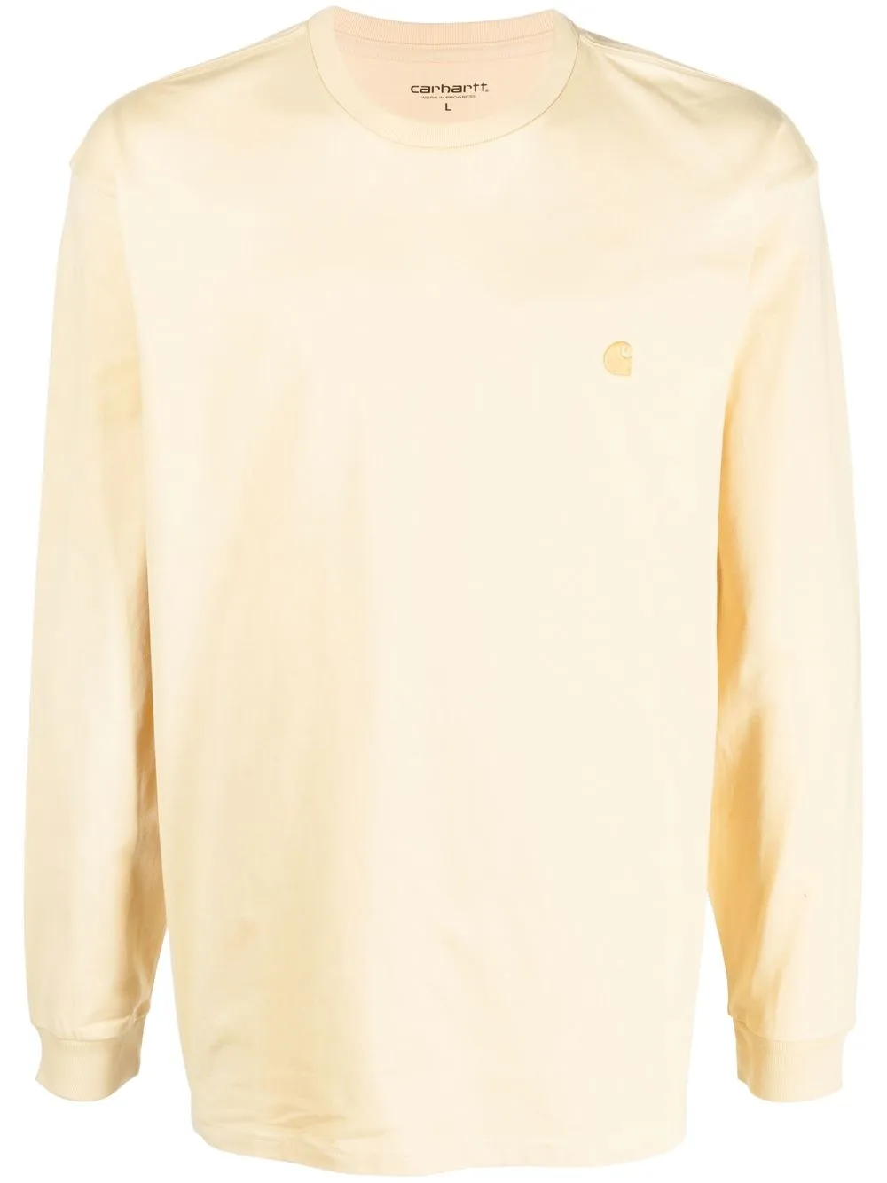 

Carhartt WIP embroidered-logo cotton sweatshirt - Yellow