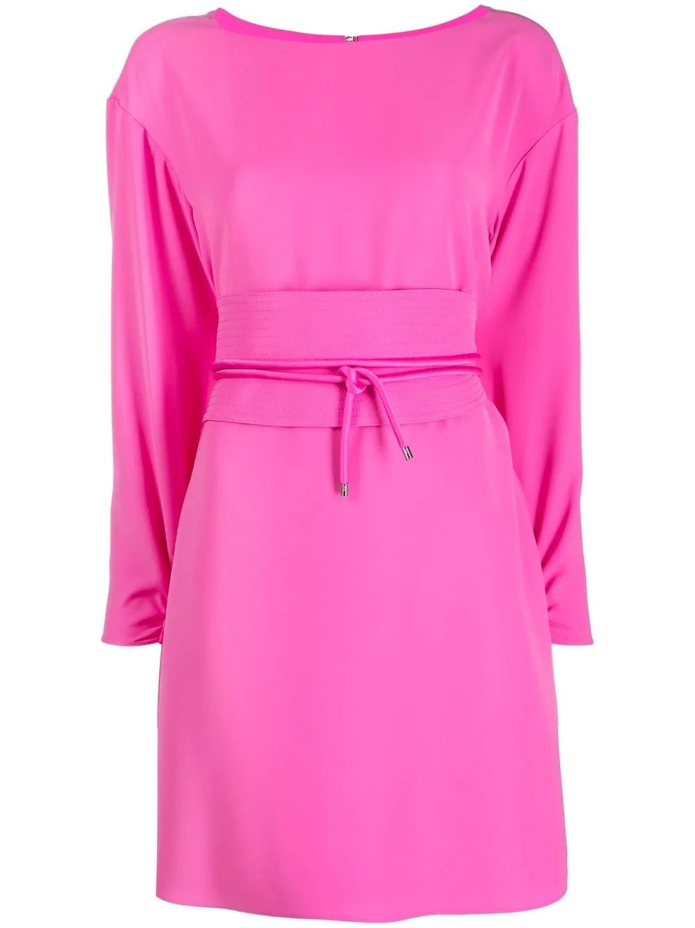 

Emporio Armani longsleeved shirt dress - Pink