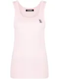 Raf Simons logo-print cotton tank top - Pink