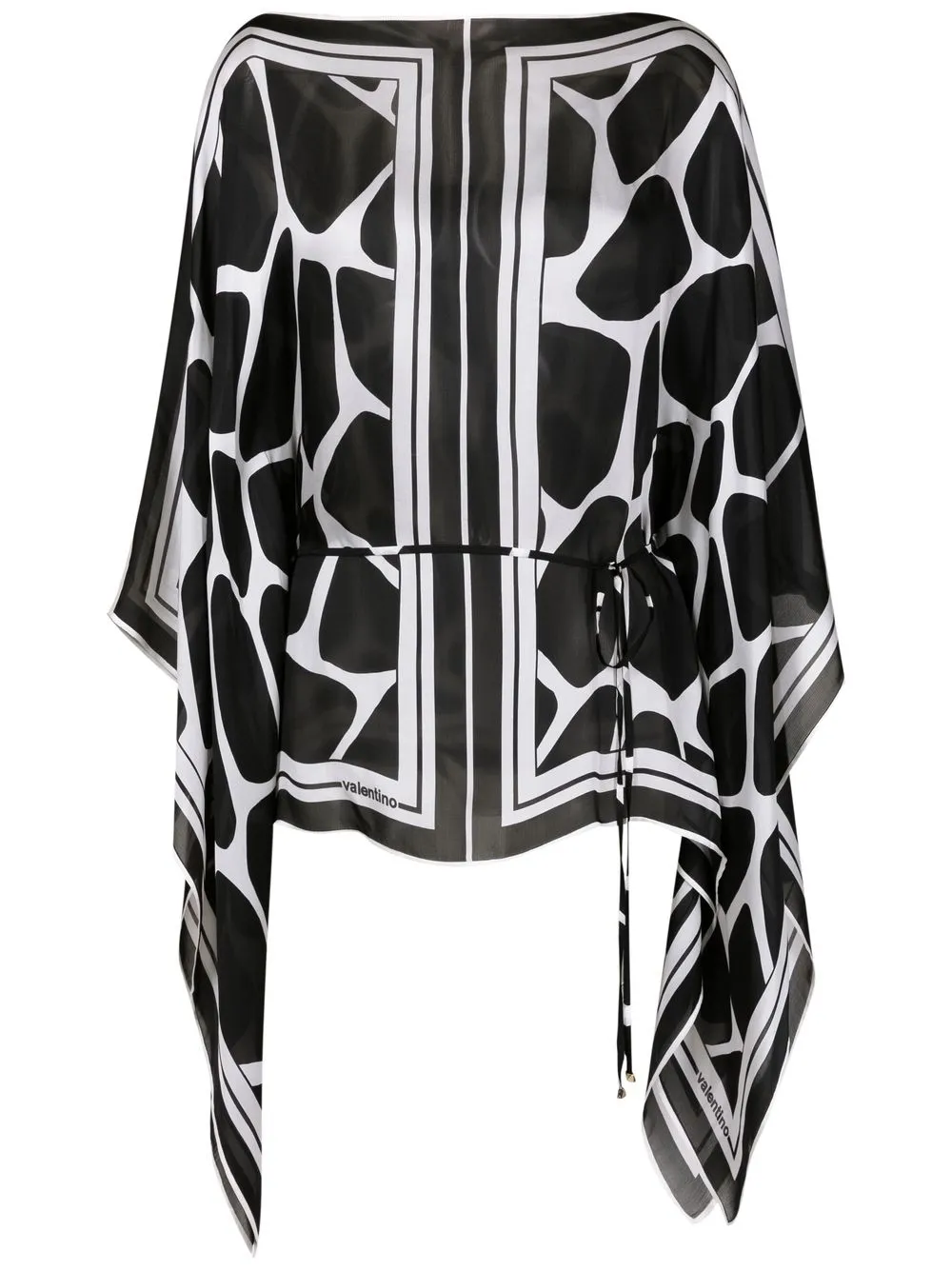 Valentino Garavani Zijden cover-up Zwart