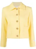 Patou cropped shirt jacket - Yellow