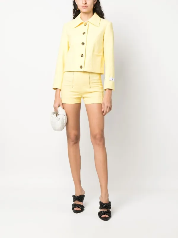 Patou ダブルジップ テーラードショーツ | イエロー | FARFETCH JP