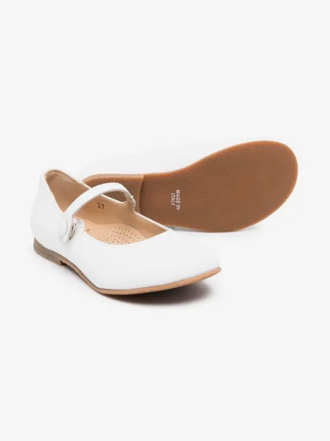 Gallucci Kids 가죽 발레리나 슈즈