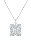 De Beers Jewellers 18kt white gold Enchanted Lotus diamond pendant necklace