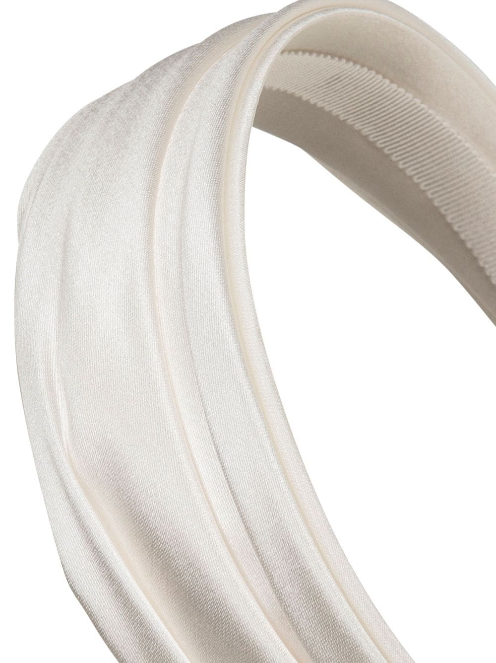 Jennifer Behr Hoofdband met ruche - Beige