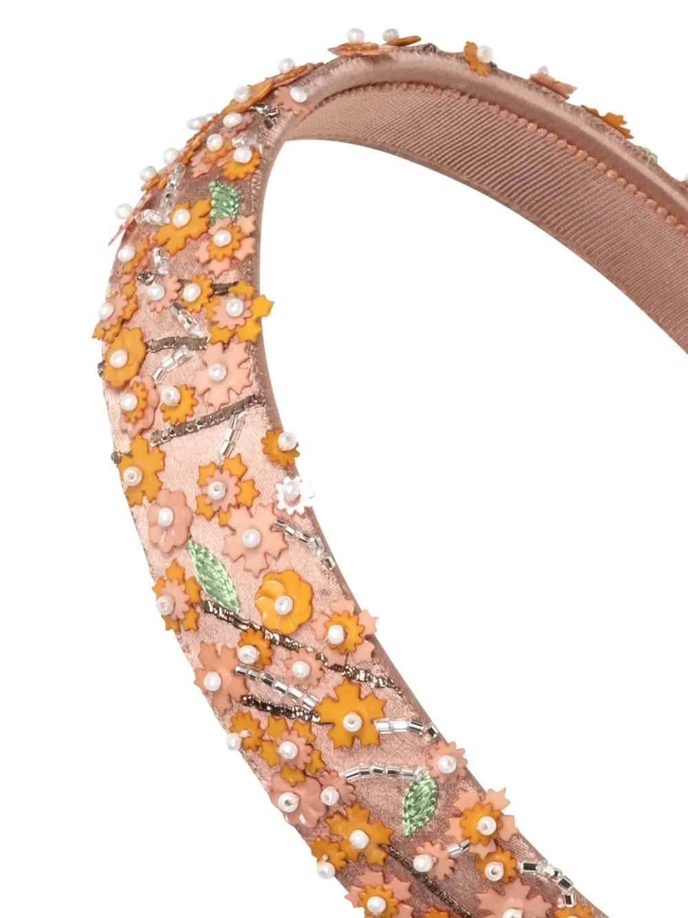 Jennifer Behr Kiera Headband In Pink