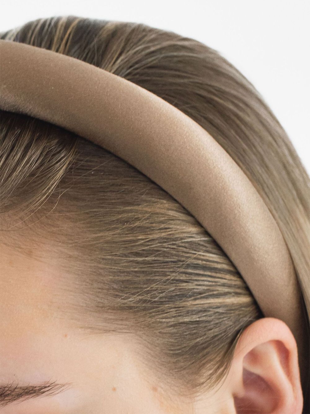 Shop Jennifer Behr Tori Satin-finish Headband In Brown