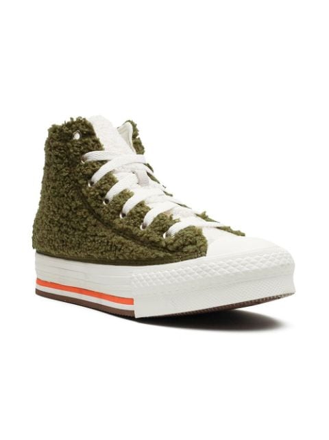 Converse Kids - All-Star Sherpa Platform high-top sneakers