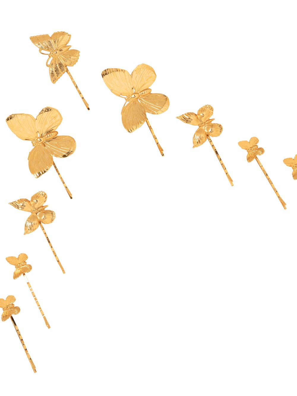 Jennifer Behr Polina Butterfly Bobby Pin Set - Farfetch