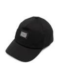 Dolce & Gabbana Kids logo-plaque baseball cap - Black