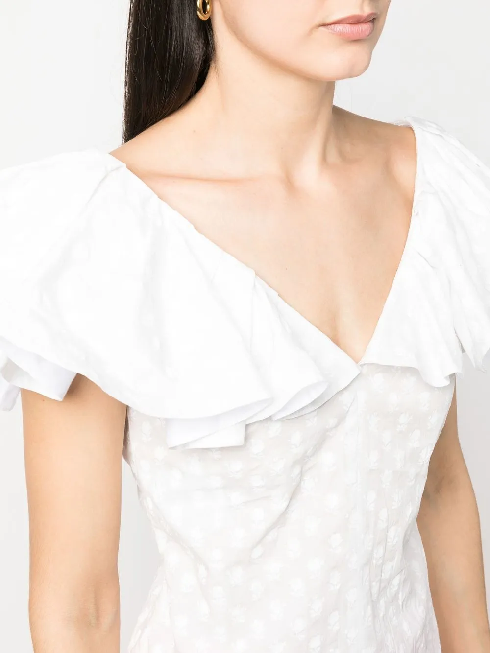 Philosophy Di Lorenzo Serafini Ruffled Sleeveless Blouse Farfetch