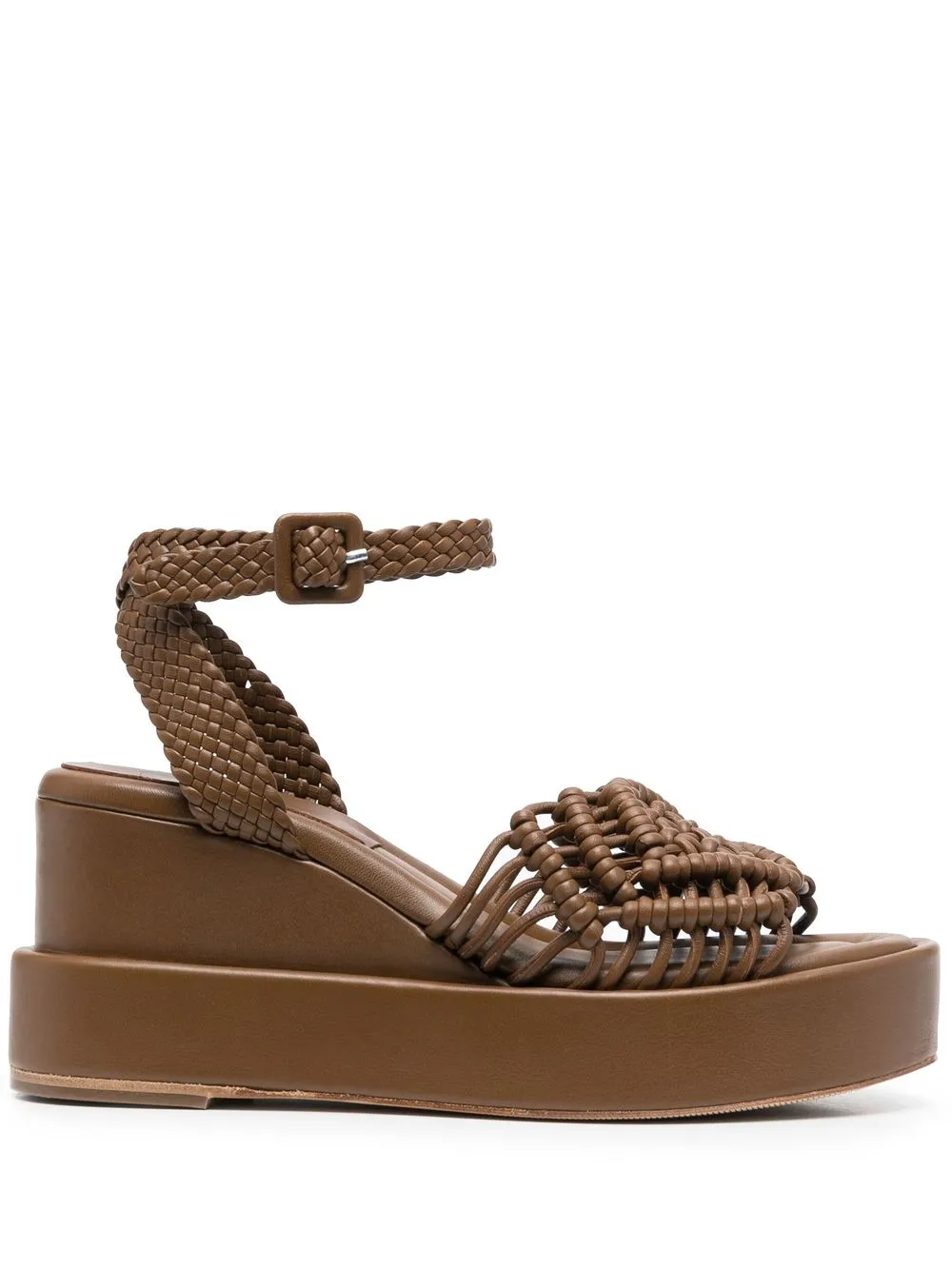 

Paloma Barceló 90mm wedge heel sandals - Brown