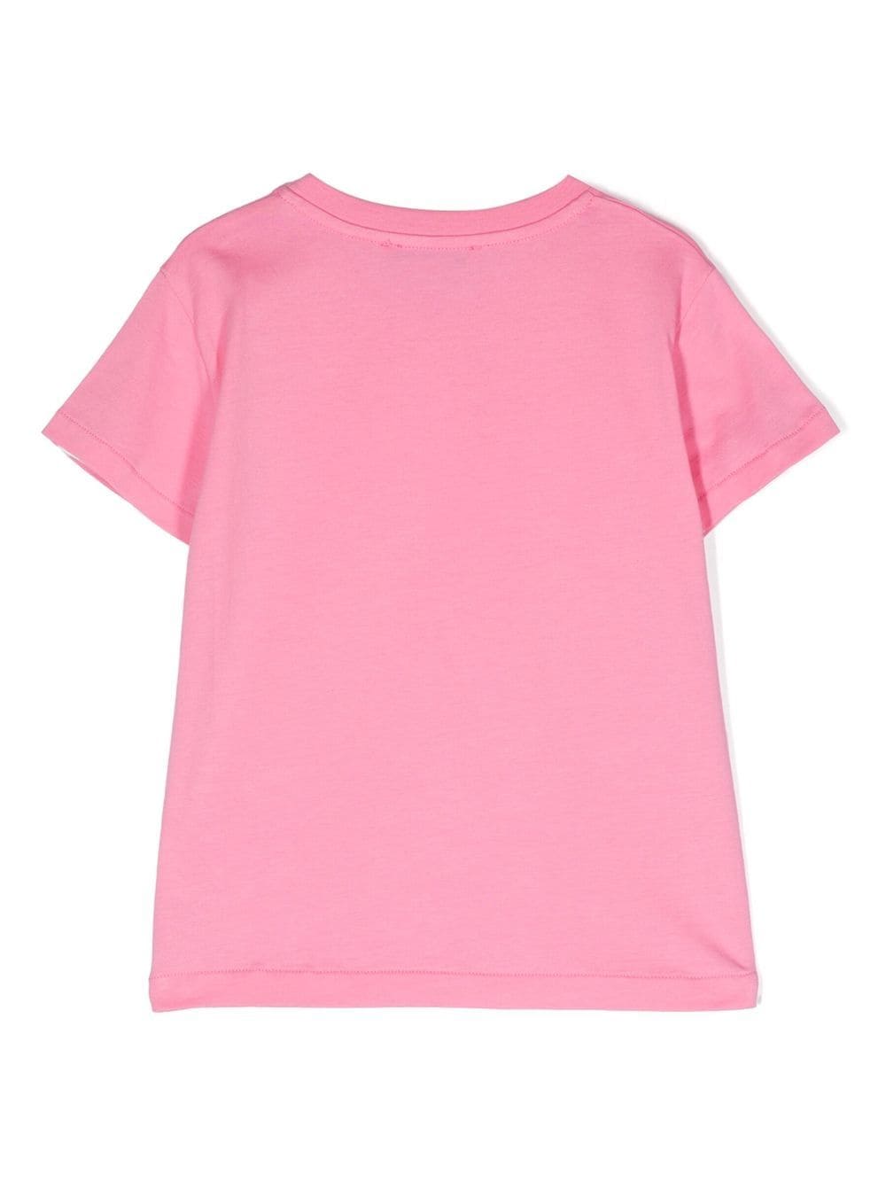 PUCCI Junior T-shirt met borduurwerk - Roze