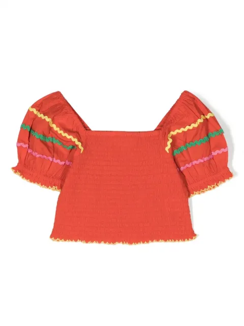 Stella McCartney Kids Gesmoktes Oberteil