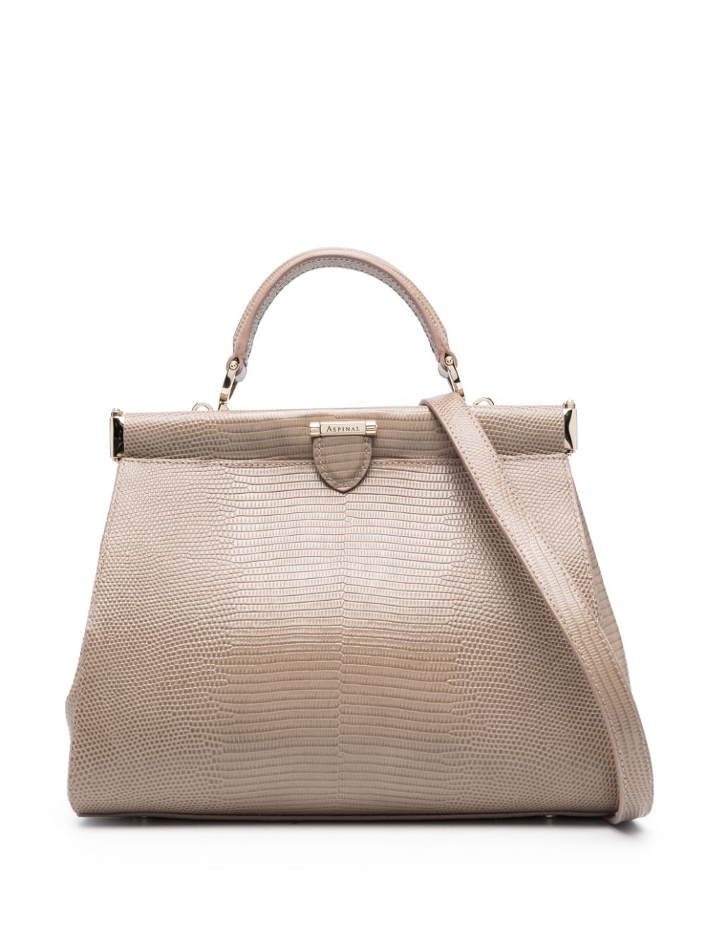 ASPINAL OF LONDON SMALL FLORENCE LEATHER TOTE BAG