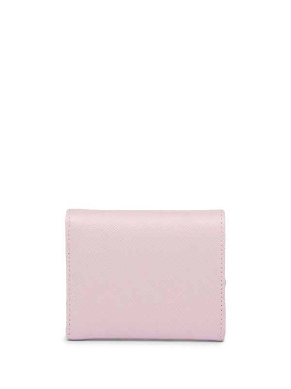 Prada - Pink Saffiano Trifold Wallet