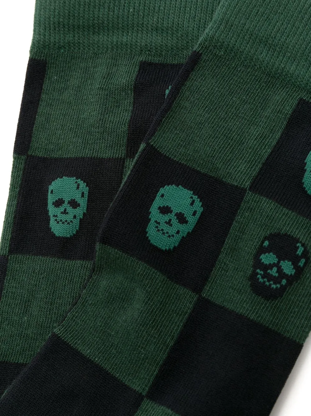 Herchcovitch; Alexandre Par de meias com intarsia xadrez | Homem | Image 2