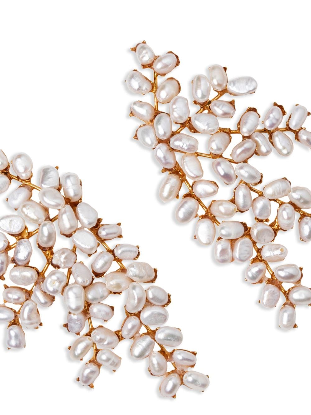 Shop Jennifer Behr Francesca Pearl Earrings In White