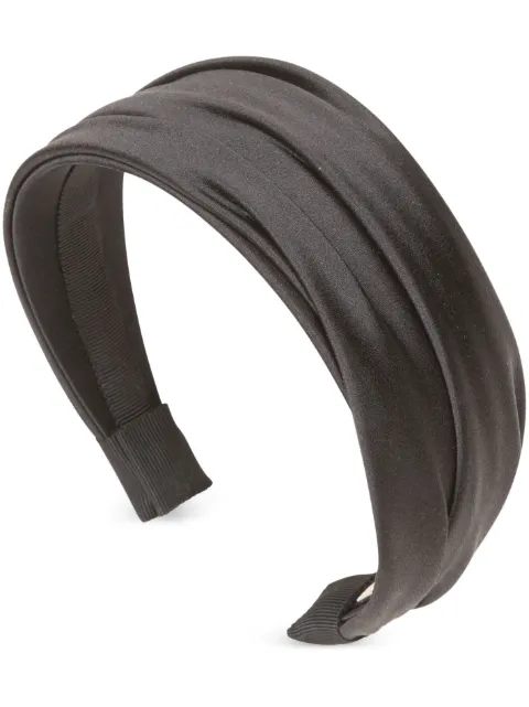 Jennifer Behr Natasha satin-finish headband