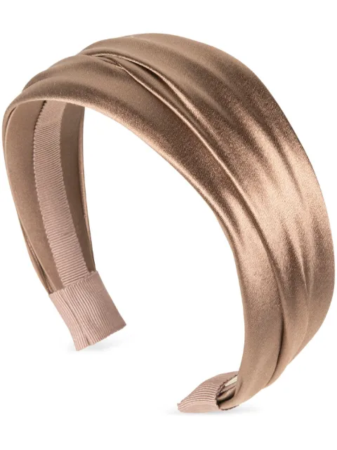 Jennifer Behr Natasha satin-finish headband