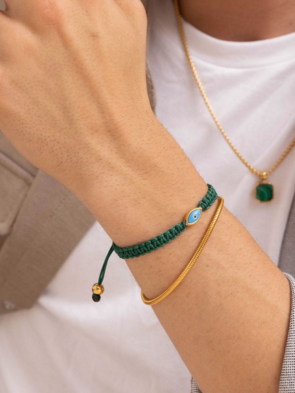 Nialaya Jewelry Armband - Groen