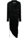 Alexander Wang asymmetric V-neck dress - Black